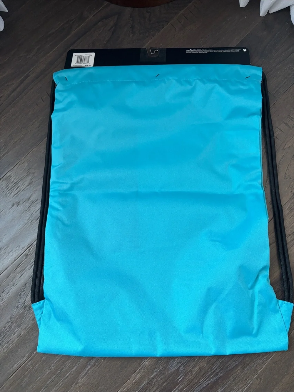 Nike Lets Go Jersey Gym Sack,zipper side pocket,drawcord shoulder straps,light